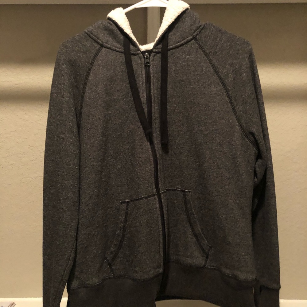 Dark gray zip up